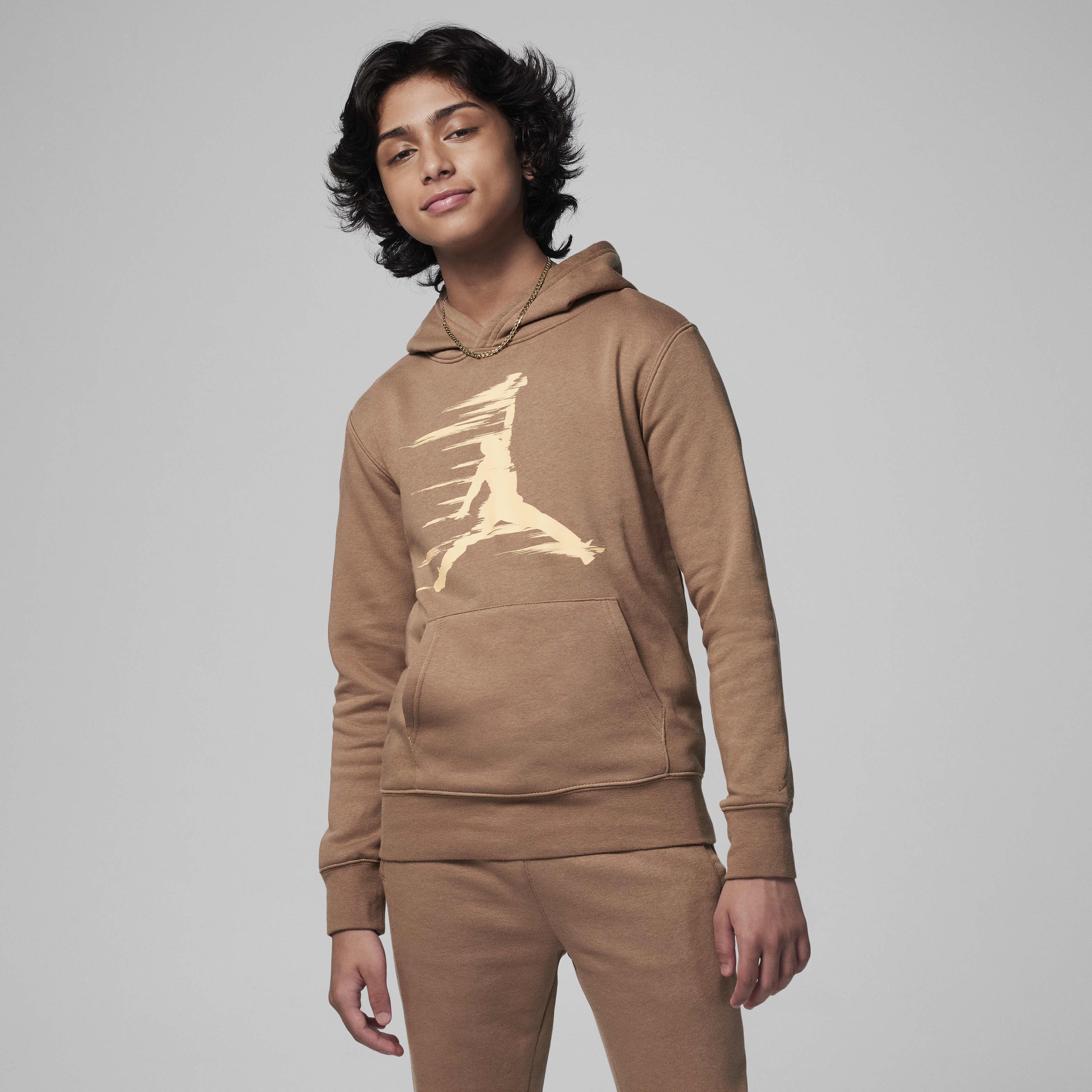Nike Jordan MJ Flight MVP Big Kids Fleece Pullover Hoodie The Summit at Fritz Farm